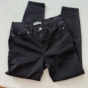EUC Madewell High-Riser Skinny Jeans 29 Black